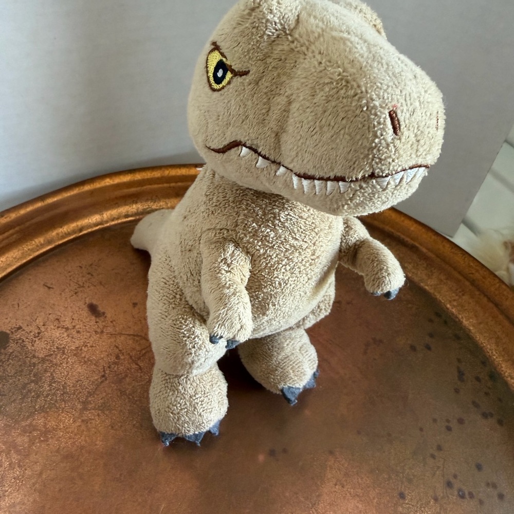 Plush T-Rex Dinosaur Stuffed Toy - Beige 2003 Jurassic World